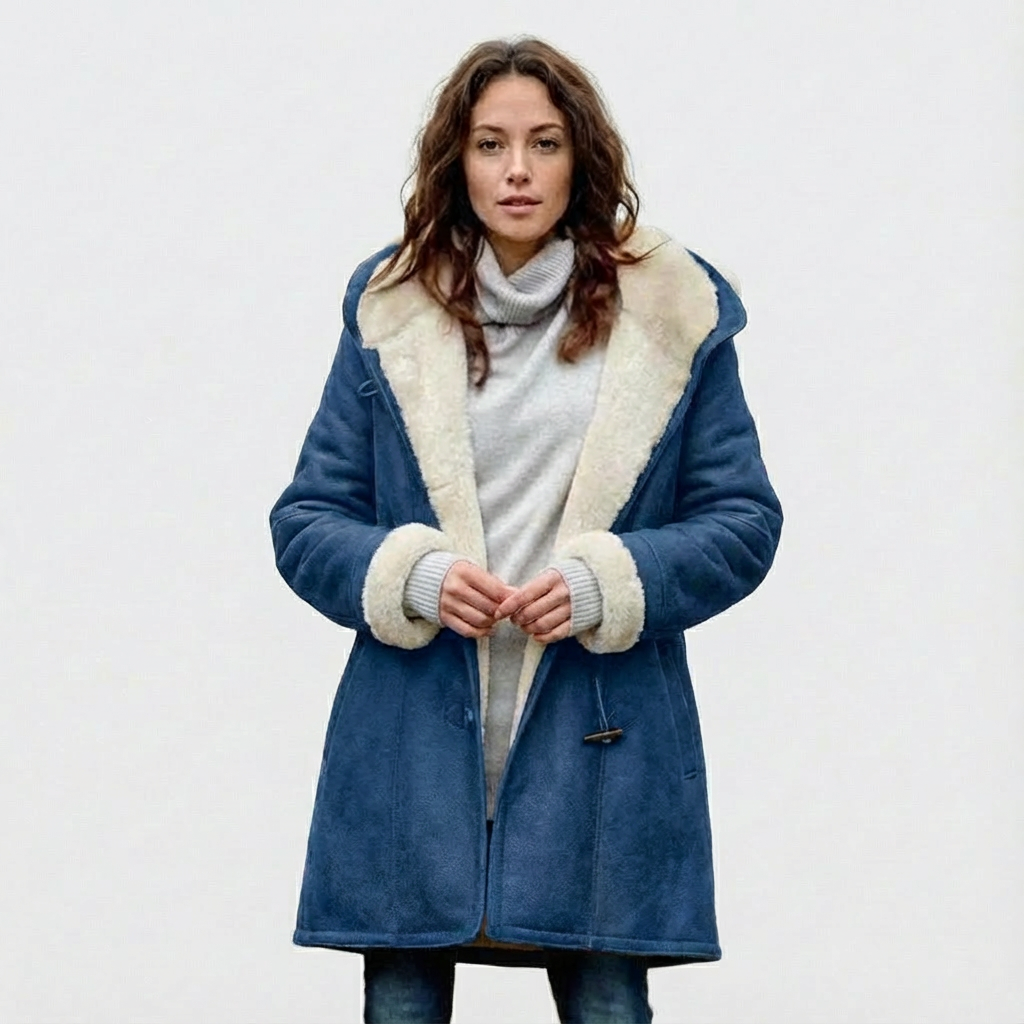 Dames Winterjas met Capuchon | Knoopsluiting