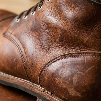 Heren Enkellaarzen met Vetersluiting