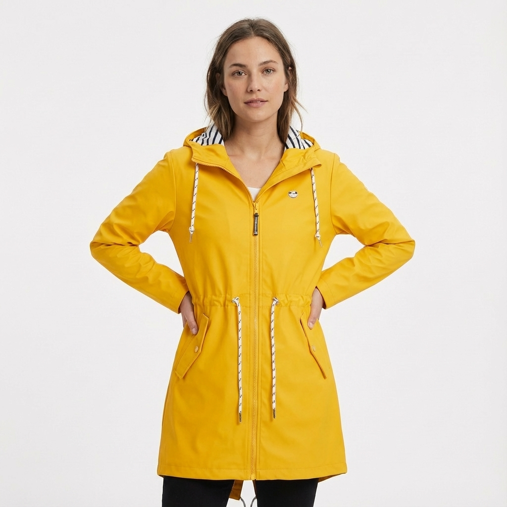 Regenjas Dames Waterdicht Met Capuchon