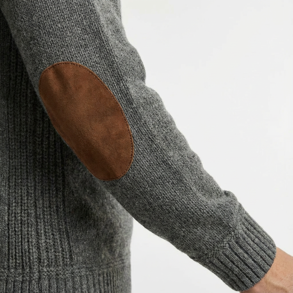 Heren Trui met Elleboogstukken