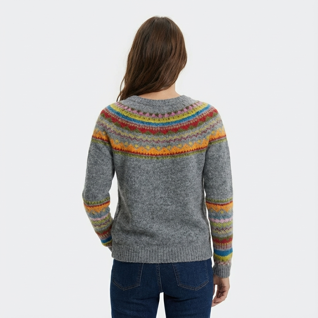 Dames Trui Geribd | Ronde Hals