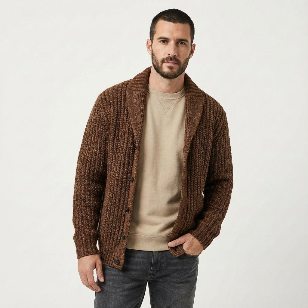 Heren Vest Met Knoopsluiting En Zakken