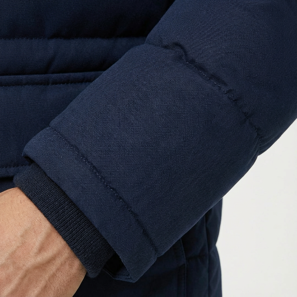 Heren Parka Winter Met Capuchon | Ritssluiting