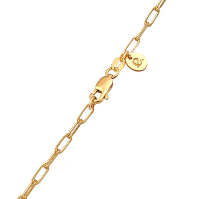 Minimalistische Slot Schakelketting Dames