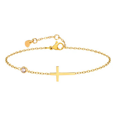 Kruis Geboortesteen Armband