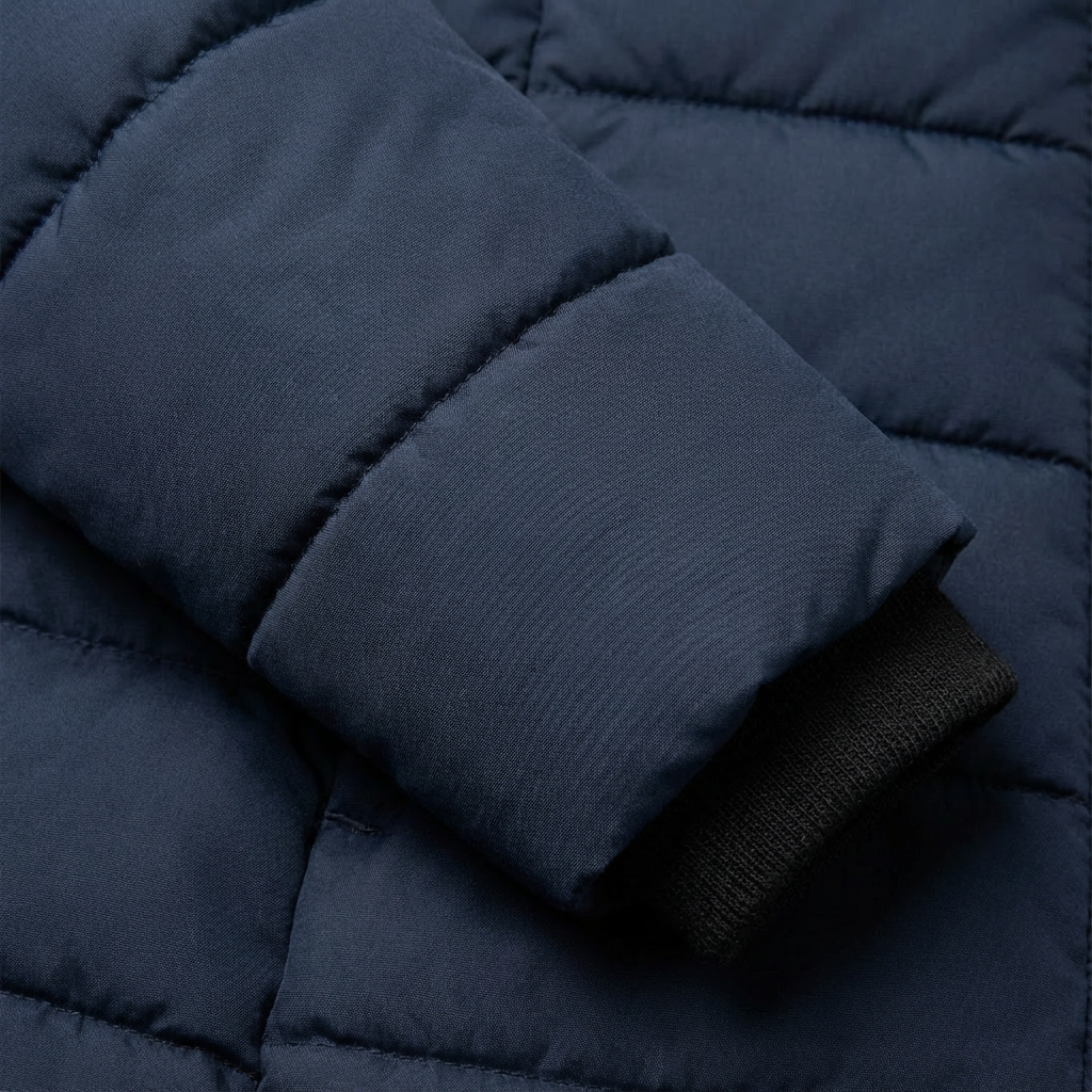 Dames Lange Pufferjas Met Capuchon