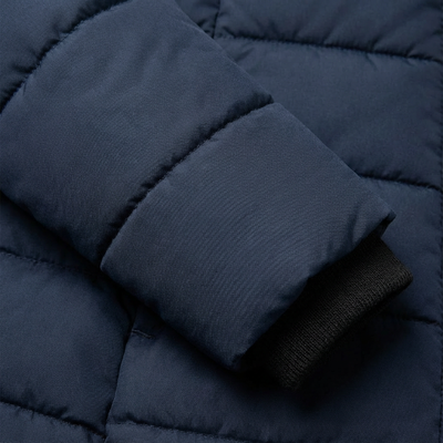 Dames Lange Pufferjas Met Capuchon