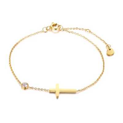 Kruis Geboortesteen Armband