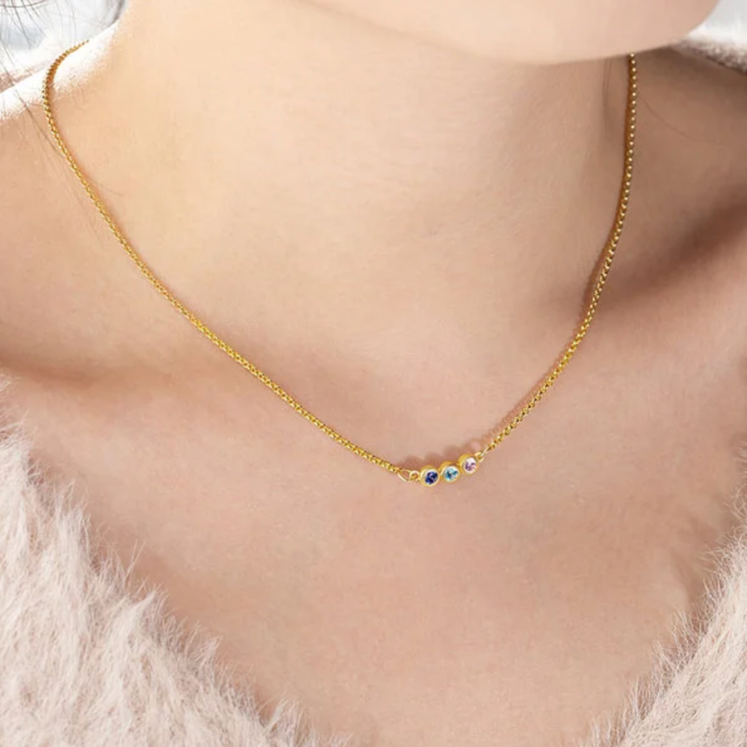 Geboortesteen ketting