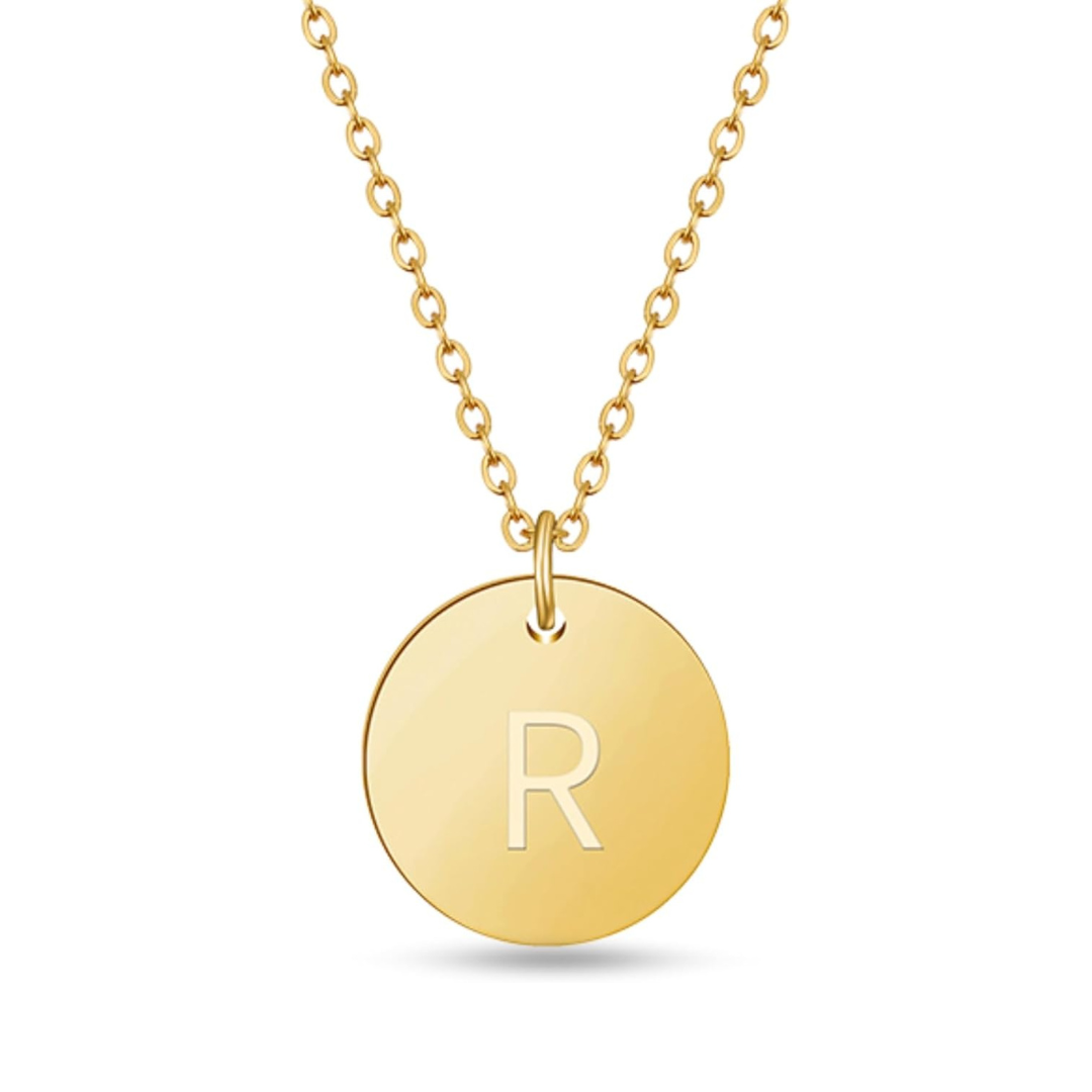 Familie Initiaal Disc Ketting