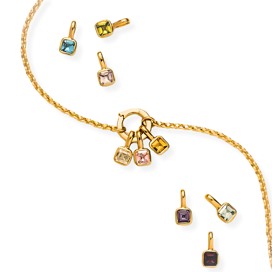 Geboortesteen Bedel Ketting