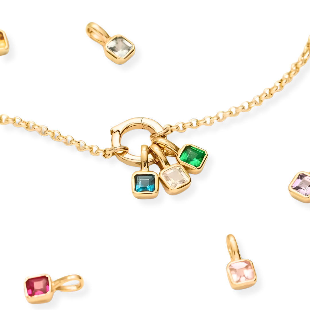 Geboortesteen Bedel Ketting