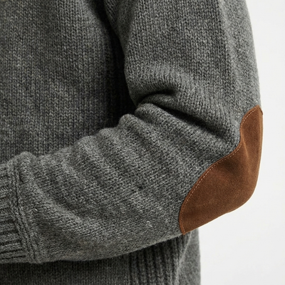 Heren Trui met Elleboogstukken