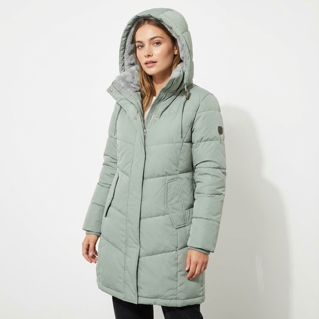 Dames Katoenen Winterjas | Geïsoleerd