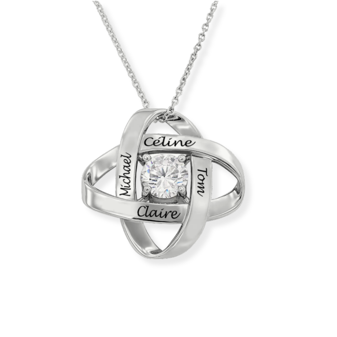 Gepersonaliseerde Namen Kristal Ketting Dames