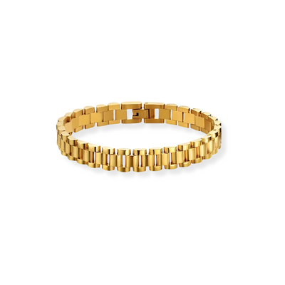 Gouden Schakel Armband Dames