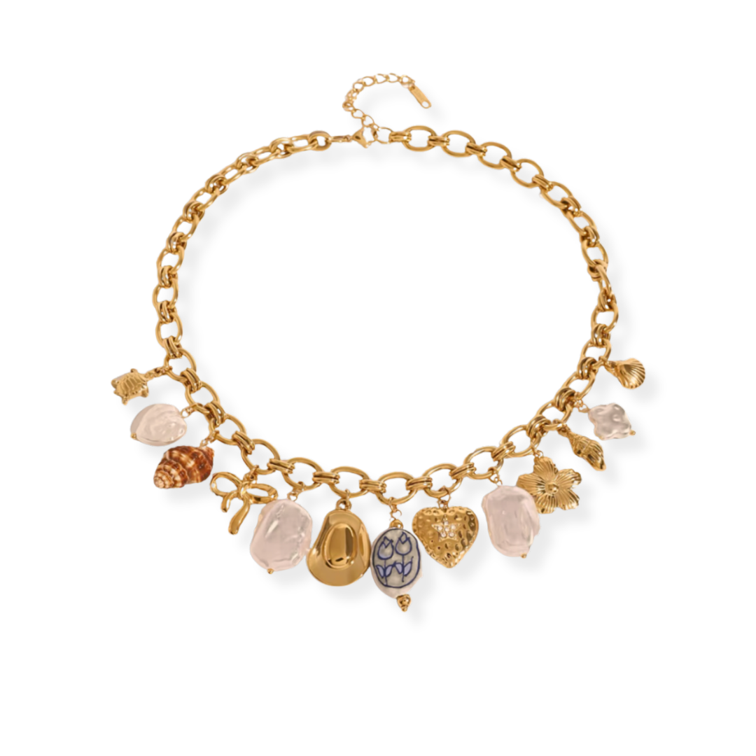 Boho Gouden Schelpen Ketting Dames