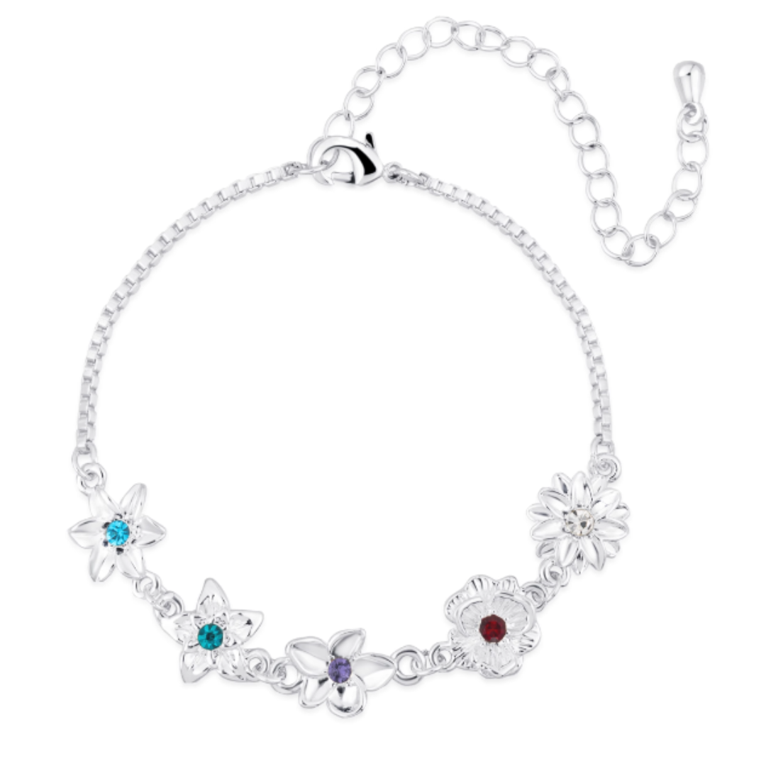 Gepersonaliseerde Geboortebloem Armband