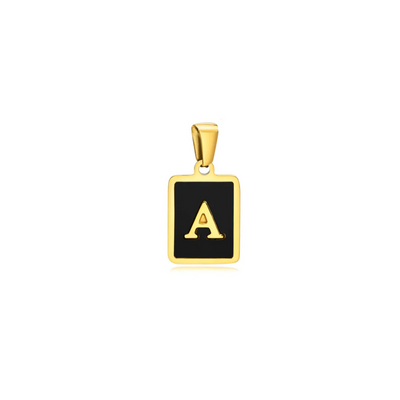 Dames Initiaal Ketting | 925 Zilver 18k Verguld