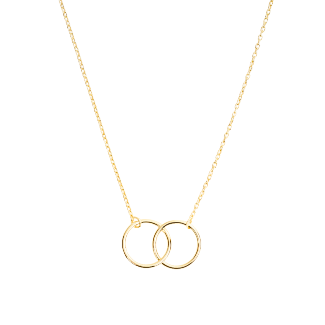 Minimalistische Gouden Ringen Ketting Dames