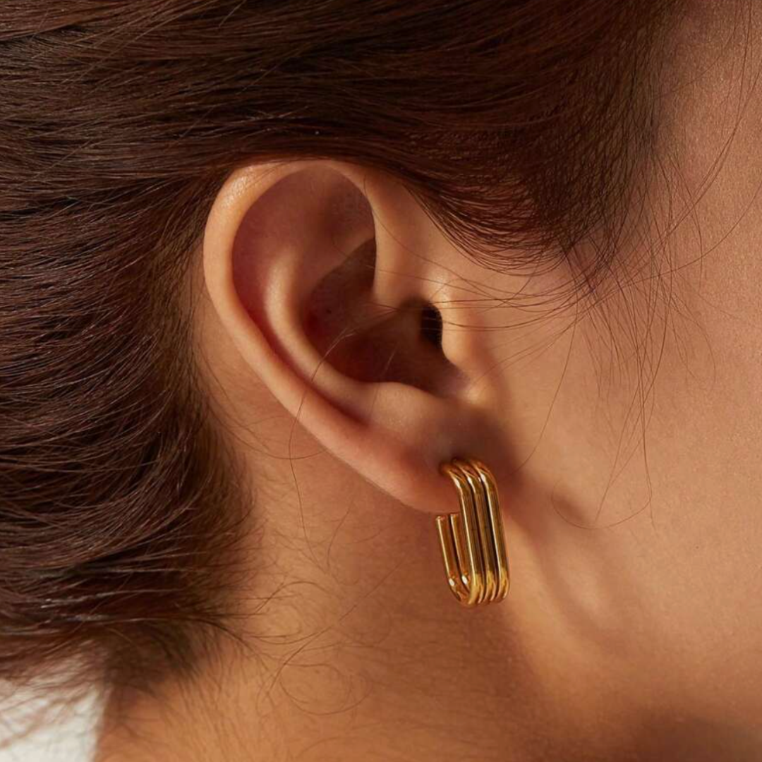 Trendy Gouden Gelaagde Oorbellen Dames