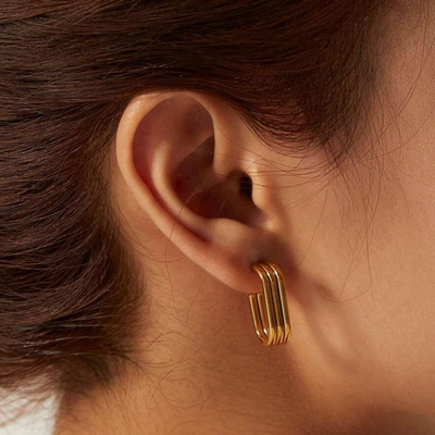 Trendy Gouden Gelaagde Oorbellen Dames