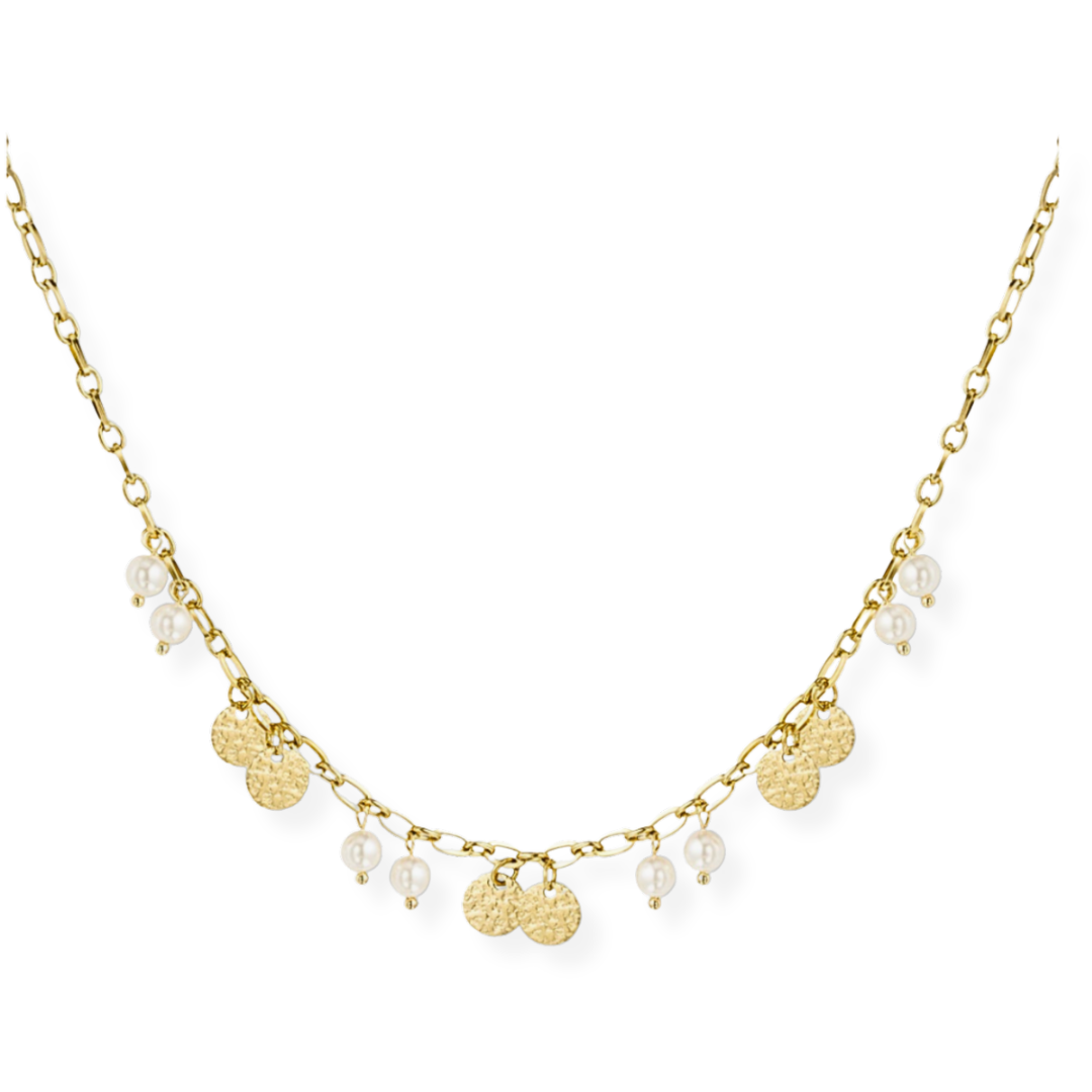 Parels Munten Ketting Dames