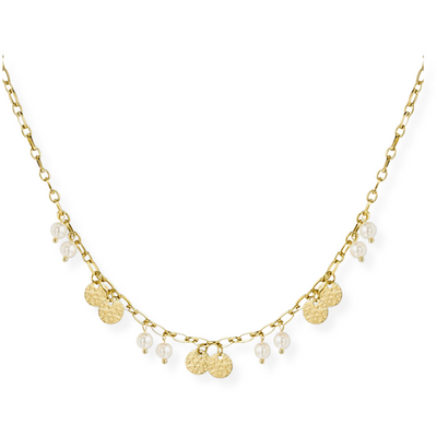 Parels Munten Ketting Dames
