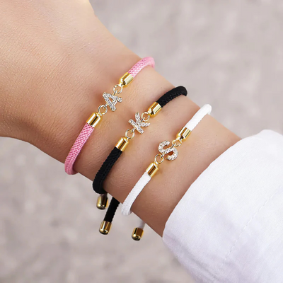 Gepersonaliseerde Diamanten Letter Armband