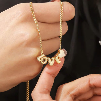 Gepersonaliseerde Bubble Naamketting voor Mama