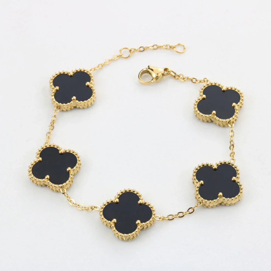 Bloem Klaver Bedel Armband Dames