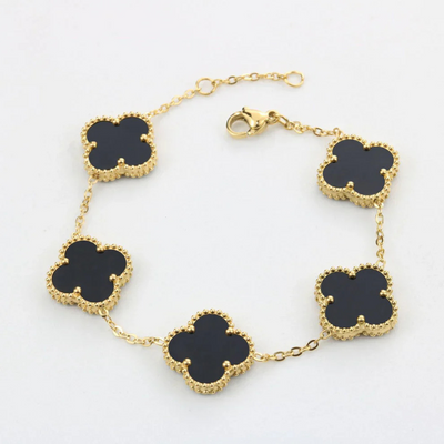 Bloem Klaver Bedel Armband Dames