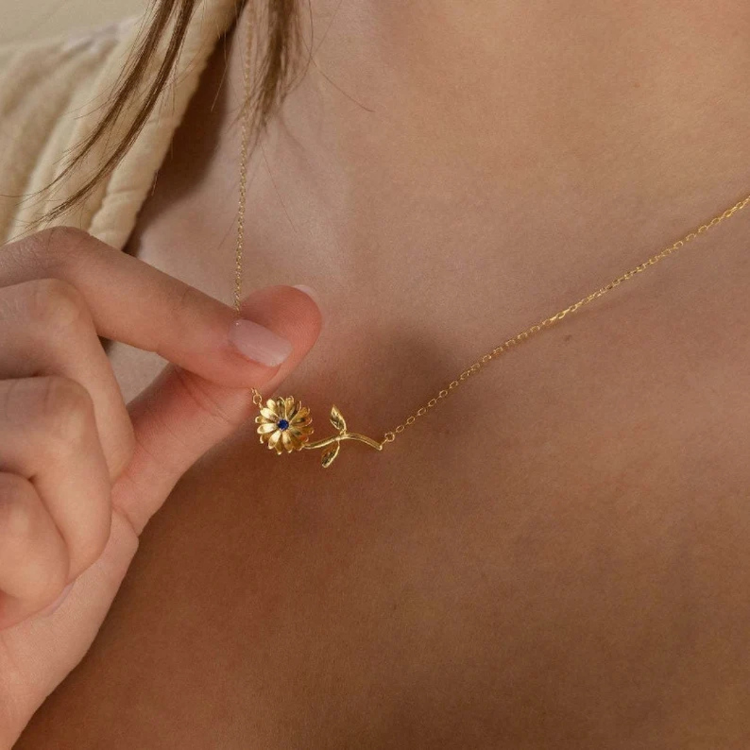 Persoonlijke Geboortebloem Ketting