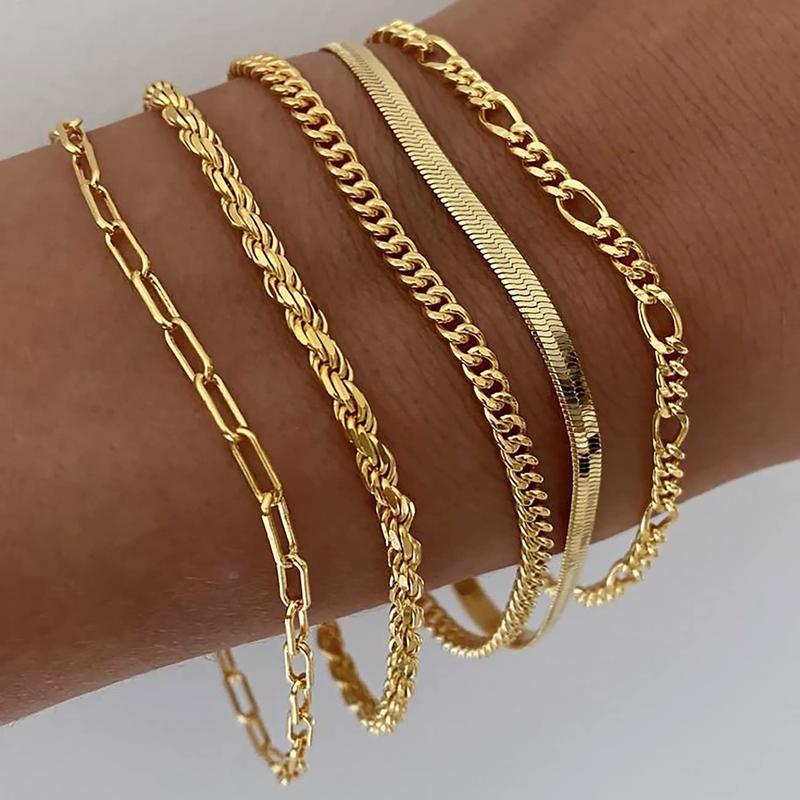Klassieke Armbanden Stack - Set van 5