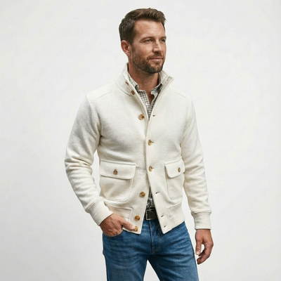 Heren Jack Standkraag Polyester