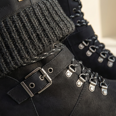 Dames Snowboots Met Veters | Antislip Zool