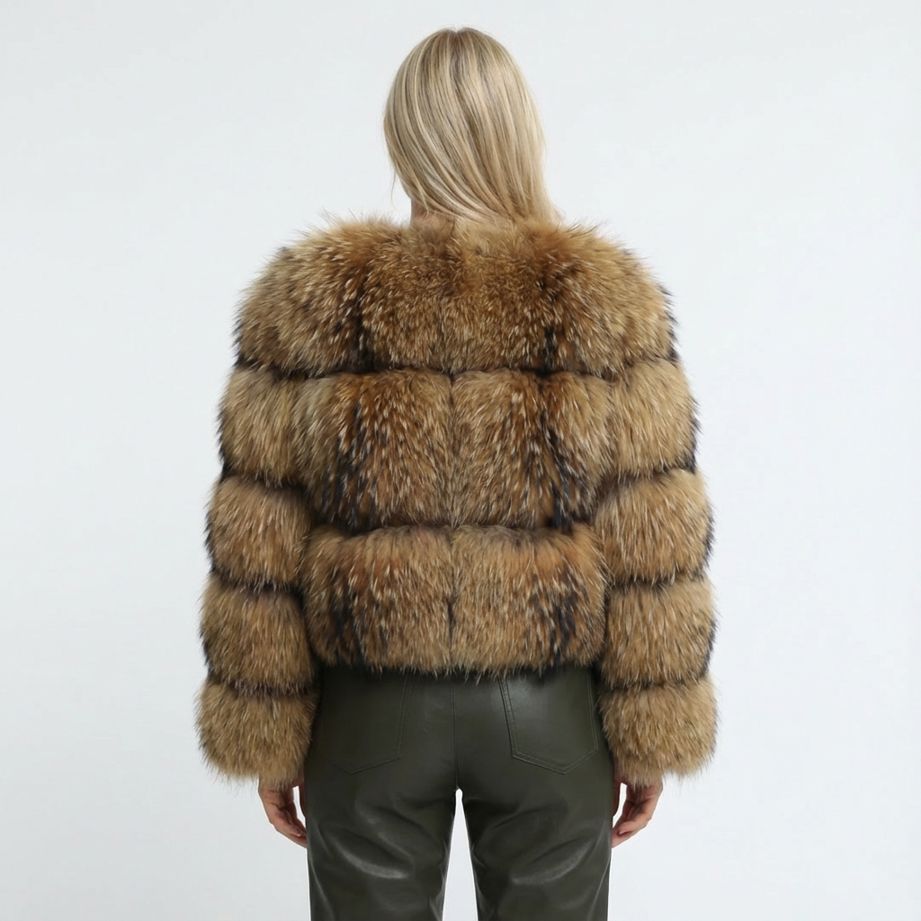 Dames Kunstbont Jas | Winter