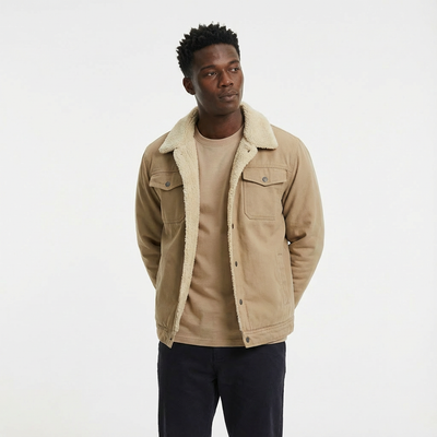 Heren Winterjas Warm Gevoerd