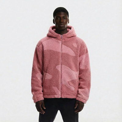 Heren Jack met Capuchon | Ritssluiting