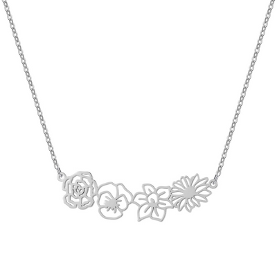 Gepersonaliseerde Geboortebloem Ketting II