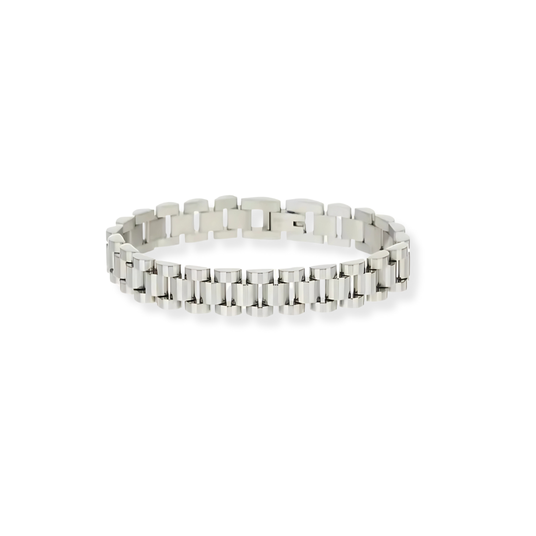 Zilver Schakel Armband Dames