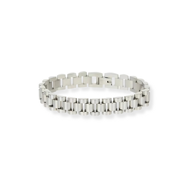Zilver Schakel Armband Dames