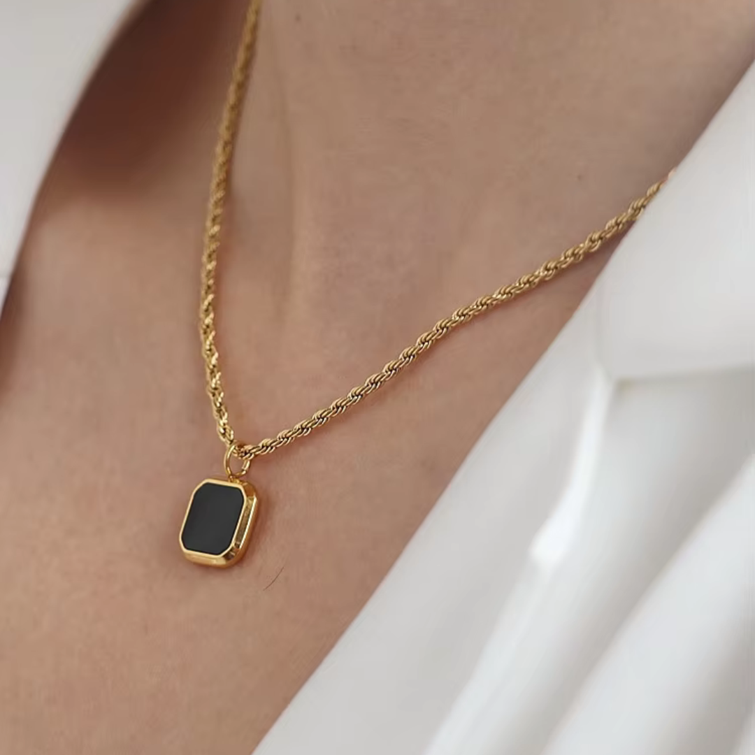 Dames Gouden Ketting met Elegante Hanger