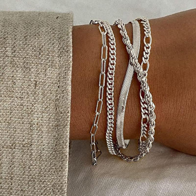 Klassieke Armbanden Stack - Set van 5