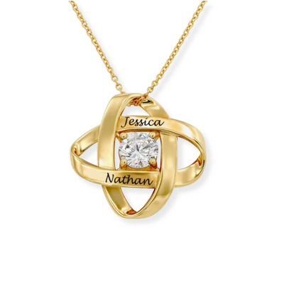 Gepersonaliseerde Namen Kristal Ketting Dames