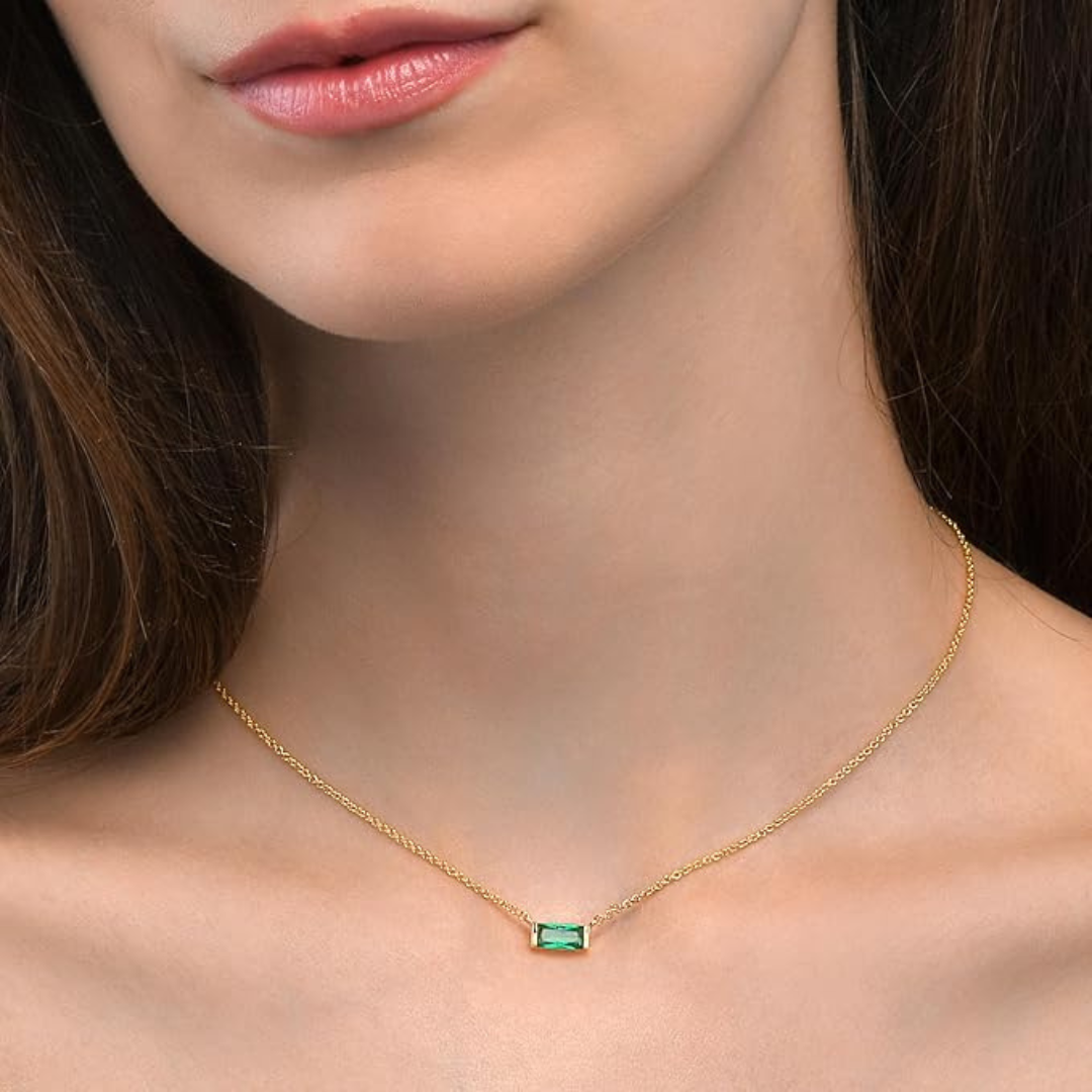 Elegante Geboortesteen ketting