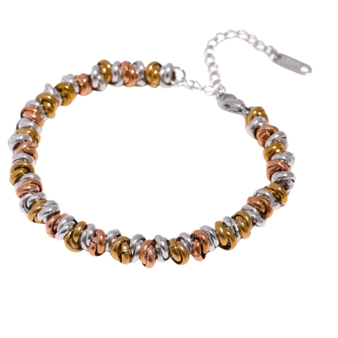 Gouden Schijfjes Armband Dames