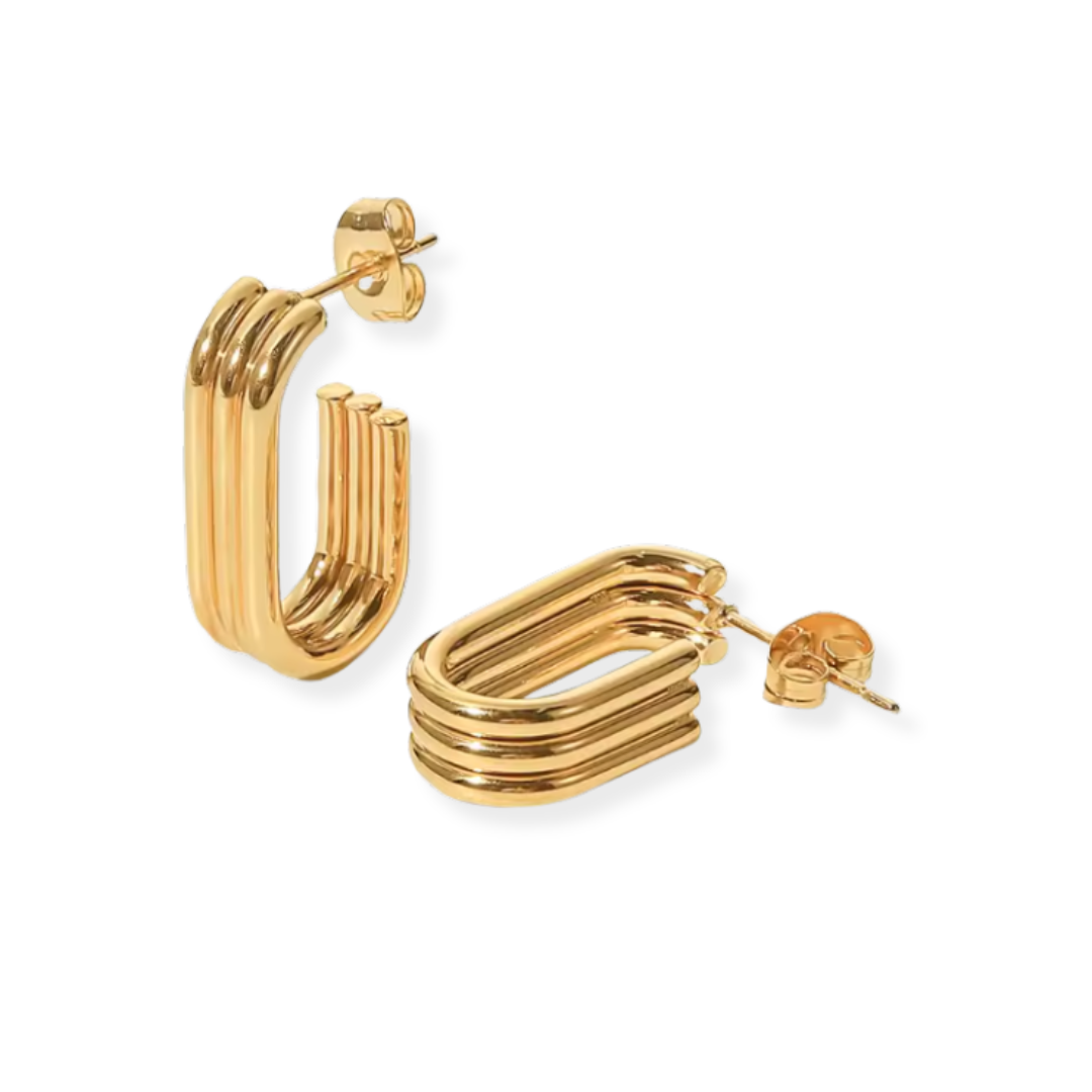 Trendy Gouden Gelaagde Oorbellen Dames