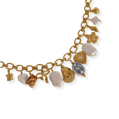 Boho Gouden Schelpen Ketting Dames