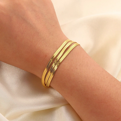 Verstelbare Multi-Lagen Herringbone Armband